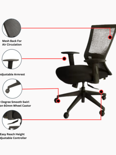 Classy Hope Medium back chair - Image 2