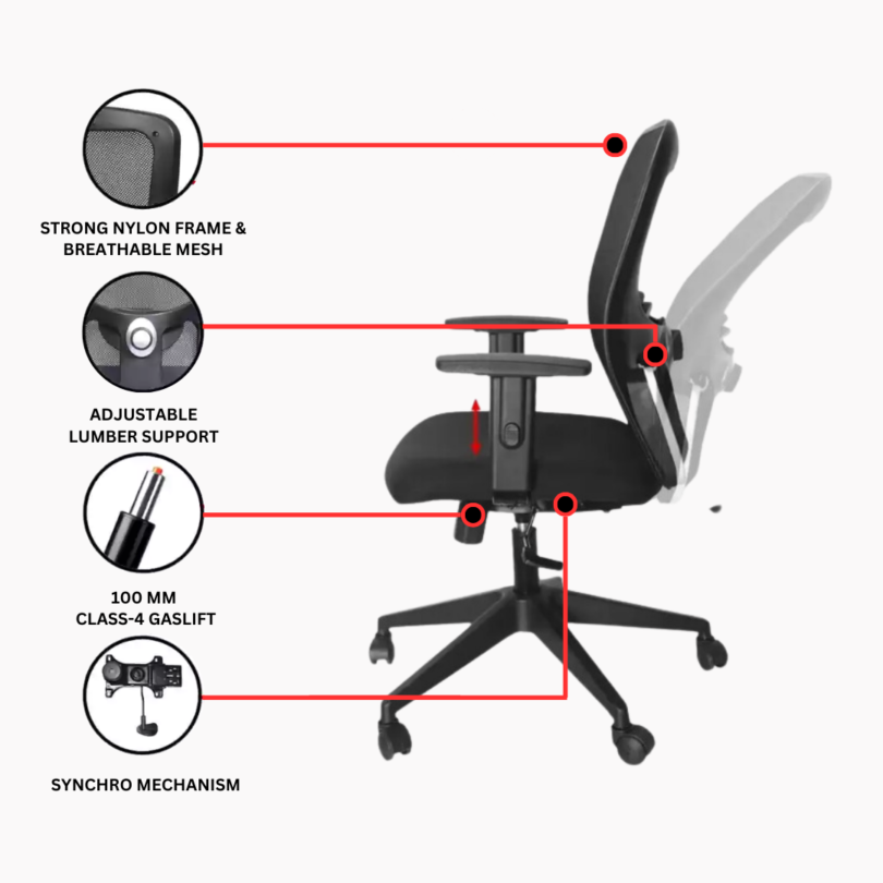 Classy Jazz Medium back chair - Image 2