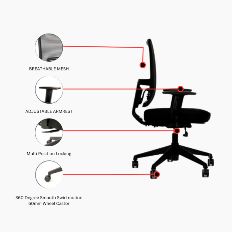 Classy Relay Medium back chair - Image 2