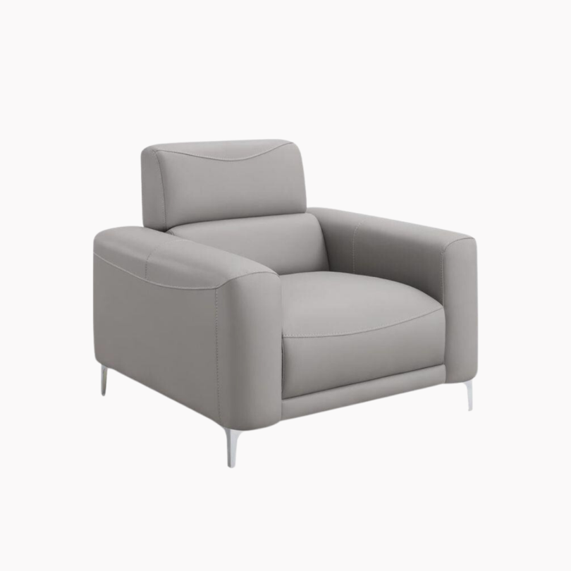 Glenmark Upholstered Track Arm Accent Chair