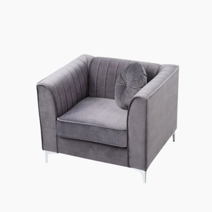 Glory Furniture Delray Velvet Chair